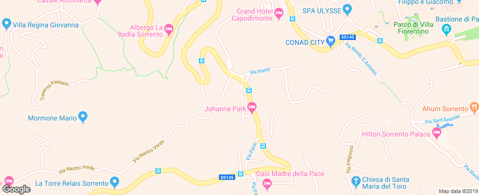 Отель Villa Giovanna на карте Италии