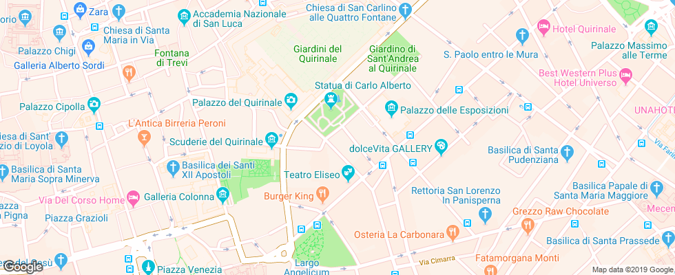 Отель Villa Spalletti Trivelli на карте Италии