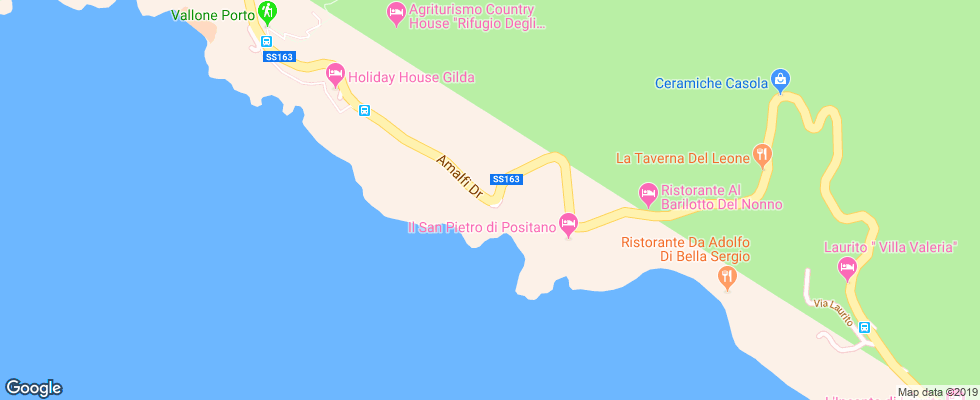 Отель Villa Tre Ville на карте Италии