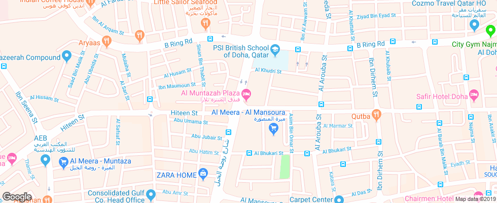 Отель Al Muntazah Plaza на карте Катара
