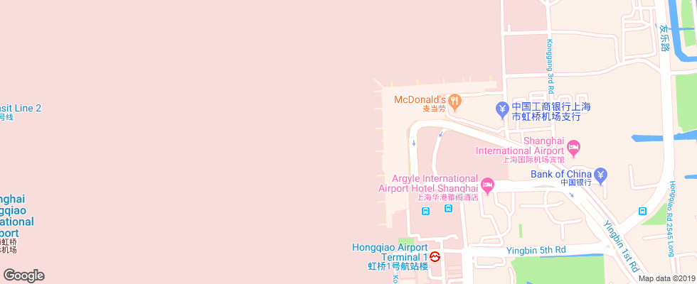 Отель Argyle International Airport на карте Китая