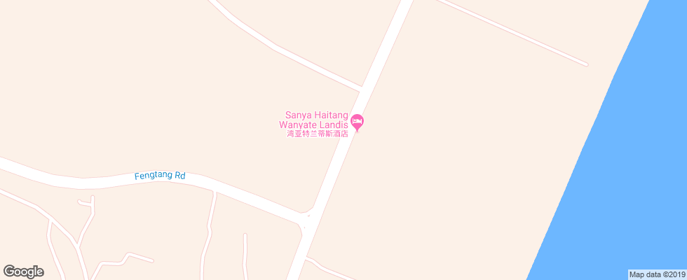 Отель Atlantis Sanya на карте Китая