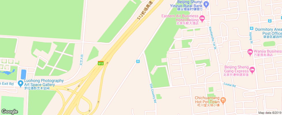 Отель Aulympic Airportel на карте Китая