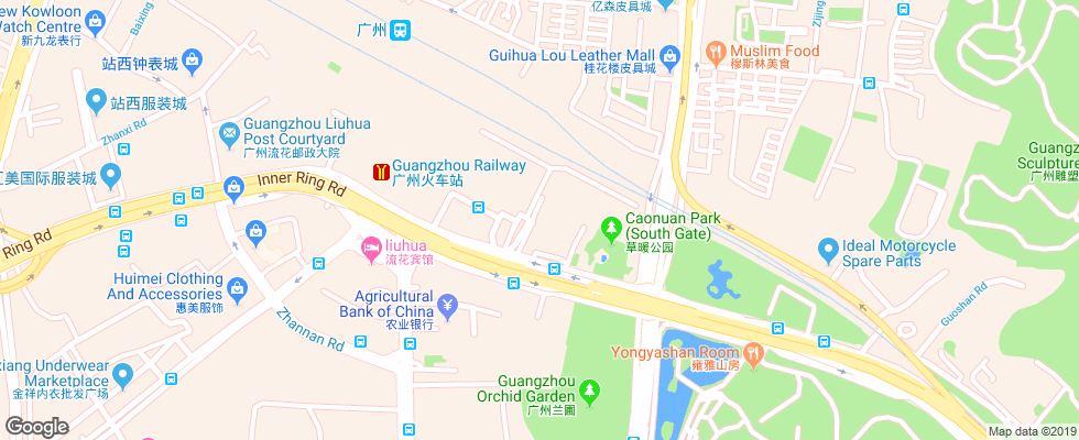 Отель Baiyun City на карте Китая