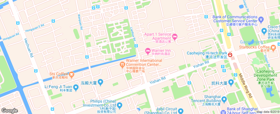Отель Carolina Yinshan Road на карте Китая