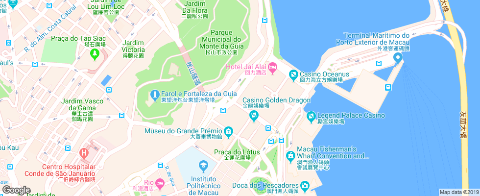 Отель Casa Real Macau на карте Китая