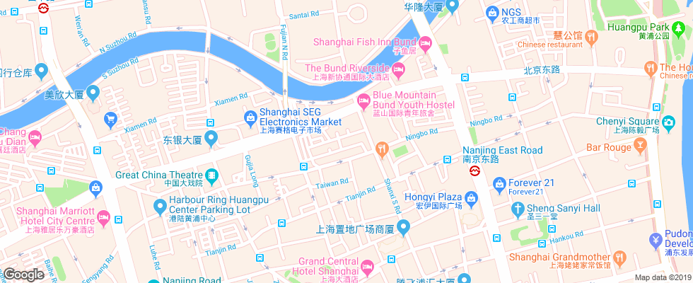 Отель Central Hotel на карте Китая