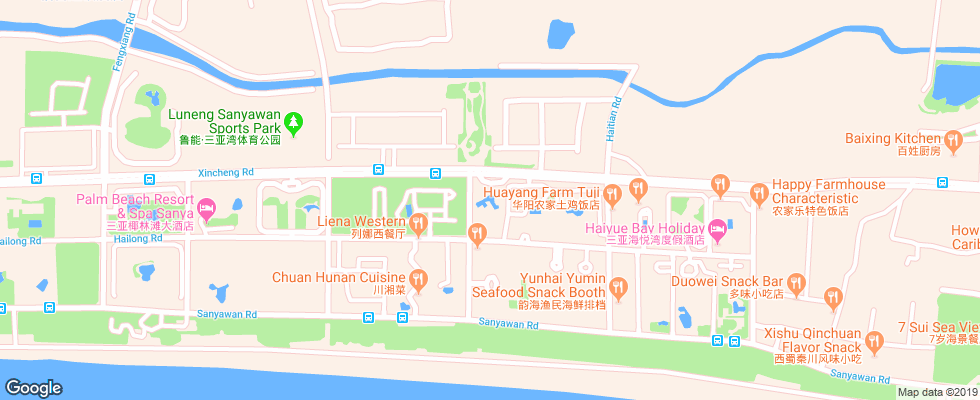 Отель David Legend на карте Китая