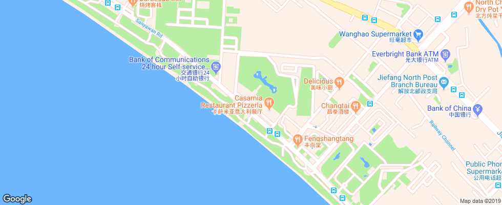 Отель Four Season Ocean Courtyard Hotel на карте Китая