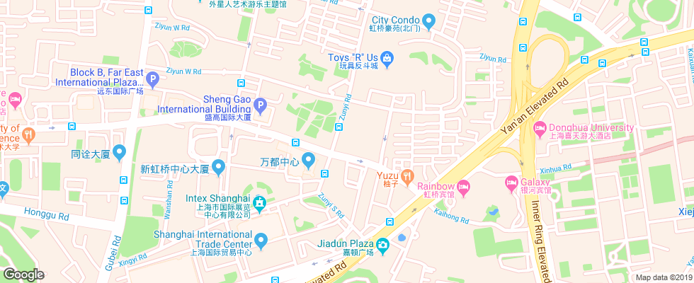Отель Galaxy на карте Китая