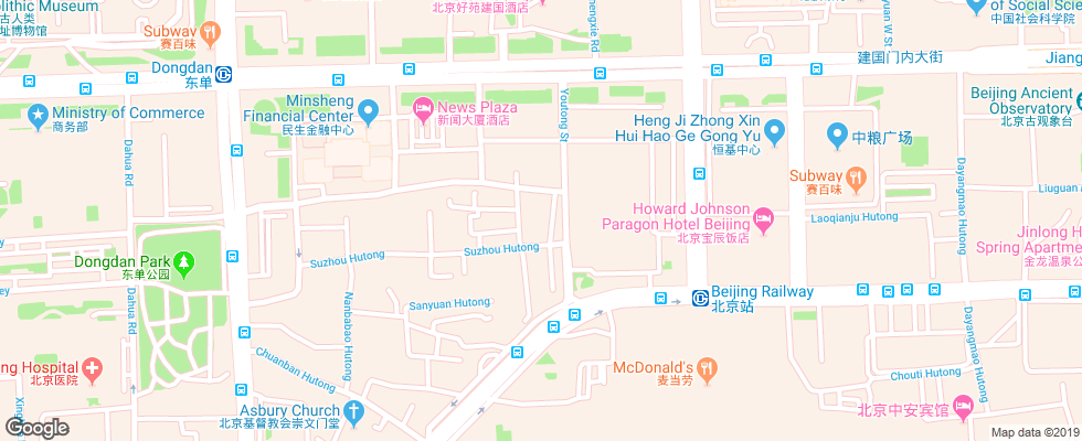 Отель Harmony на карте Китая