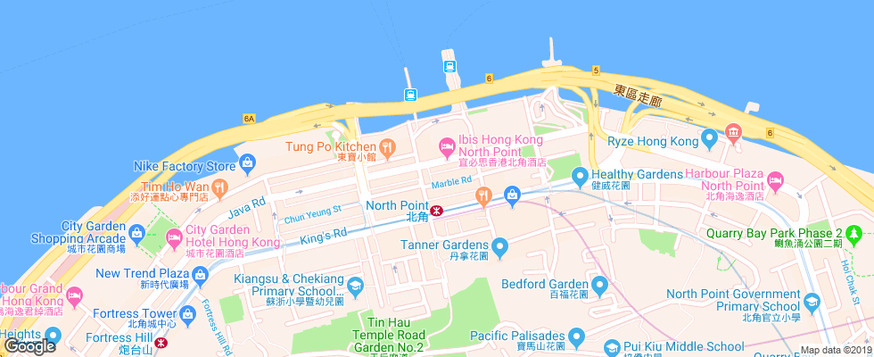 Отель Ibis North Point на карте Китая