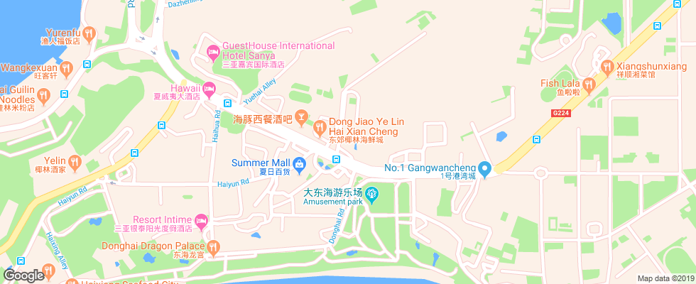 Отель Linda Seaview Hotel на карте Китая