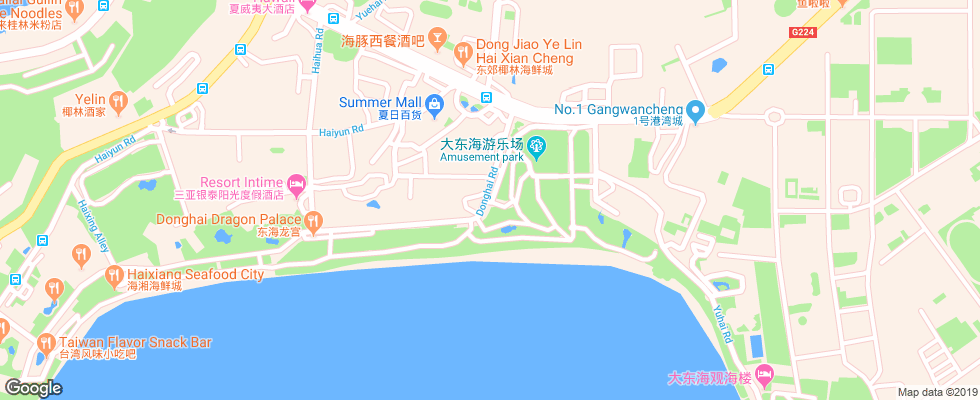Отель Pearl River Garden Hotel на карте Китая