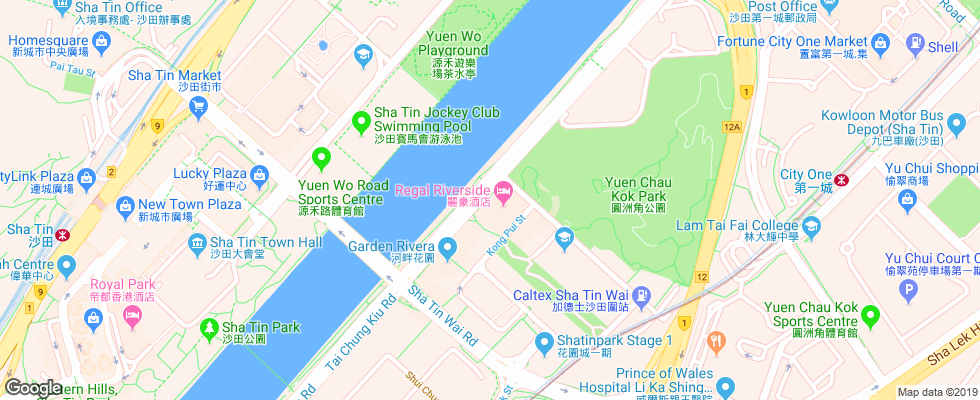 Отель Regal Riverside на карте Китая