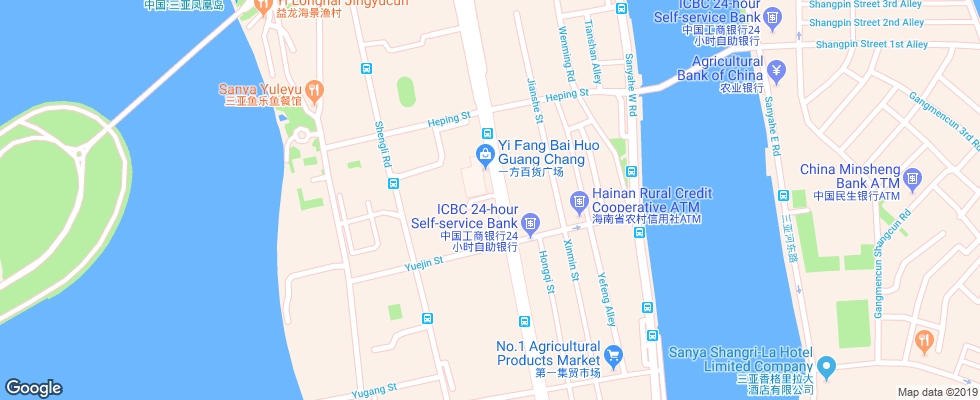 Отель Sanya Bao Sheng Seaview Hotel на карте Китая