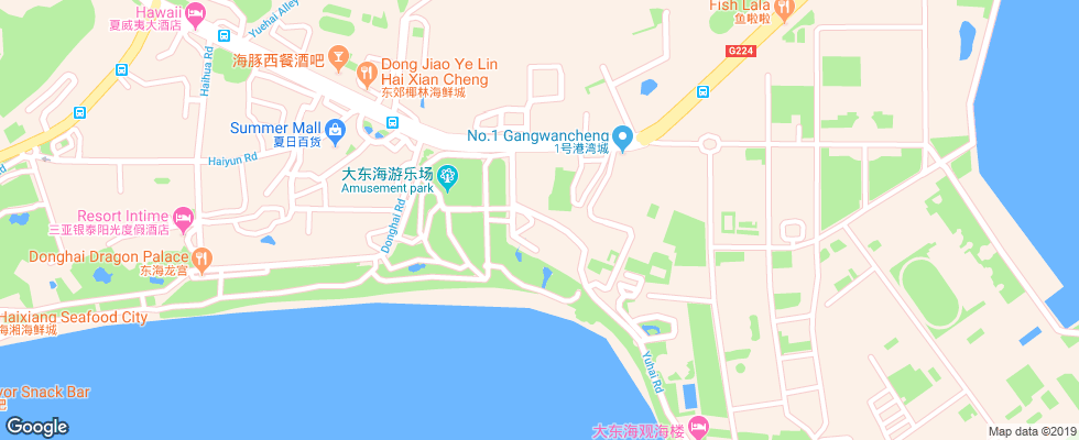Отель South China Hotel на карте Китая