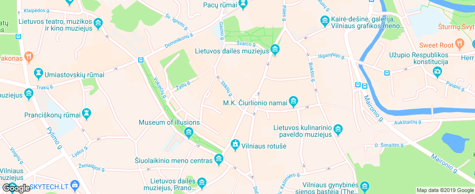 Отель Centro Kubas на карте Литвы