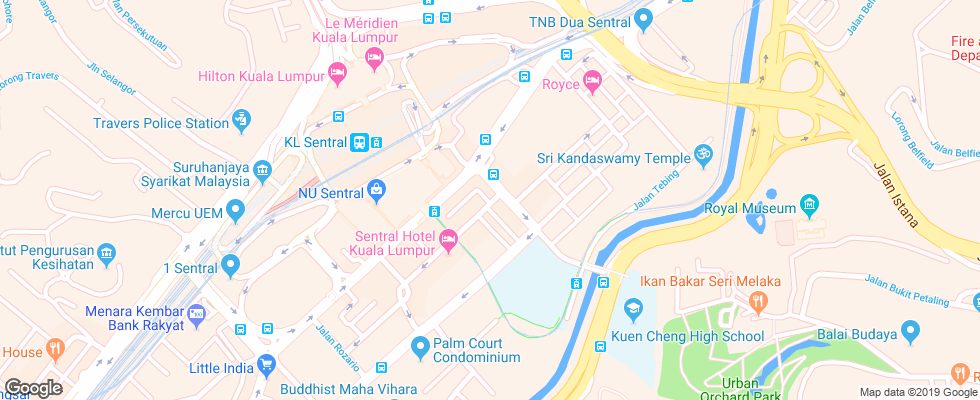 Отель Metro Hotel на карте Малайзии