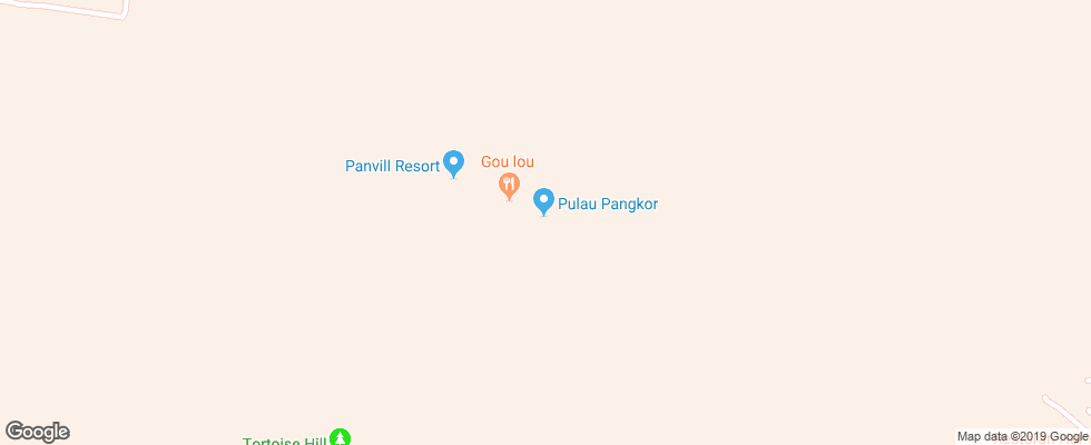 Отель Pangkor Laut Resort на карте Малайзии