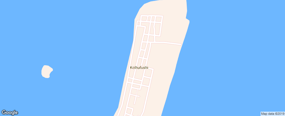 Отель Cinnamon Hakuraa Huraa Maldives на карте Мальдив