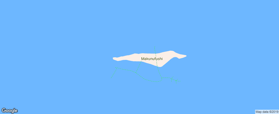 Отель Cocoa Island на карте Мальдив