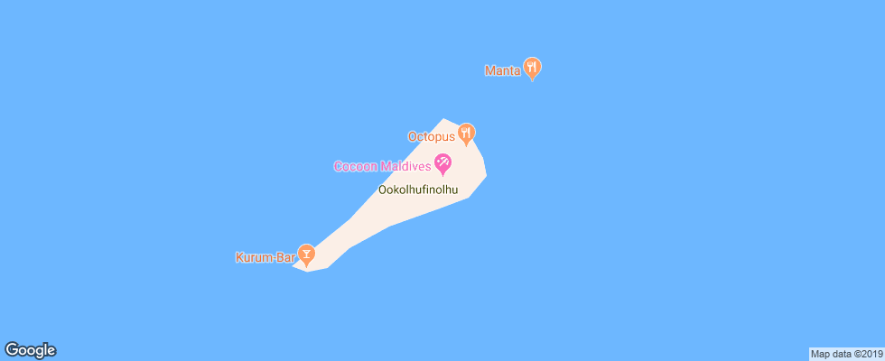 Отель Cocoon на карте Мальдив