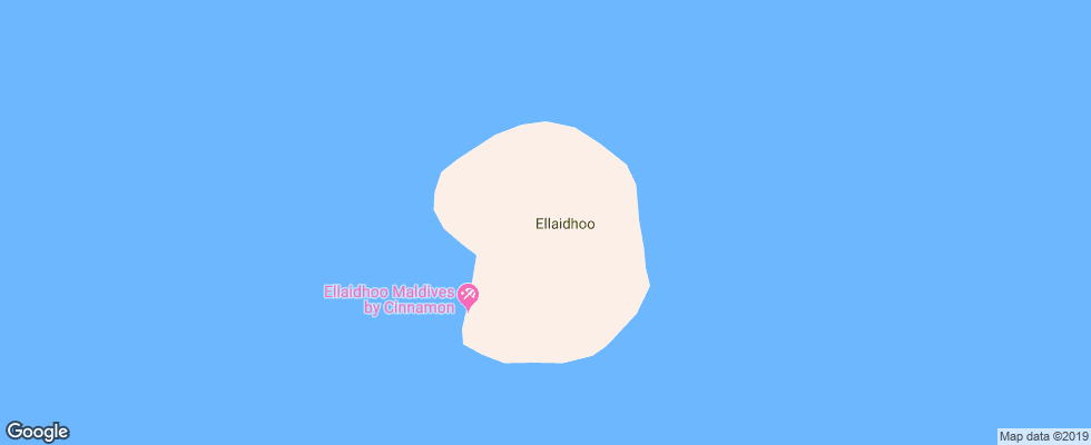 Отель Ellaidhoo Maldives By Cinnamon на карте Мальдив