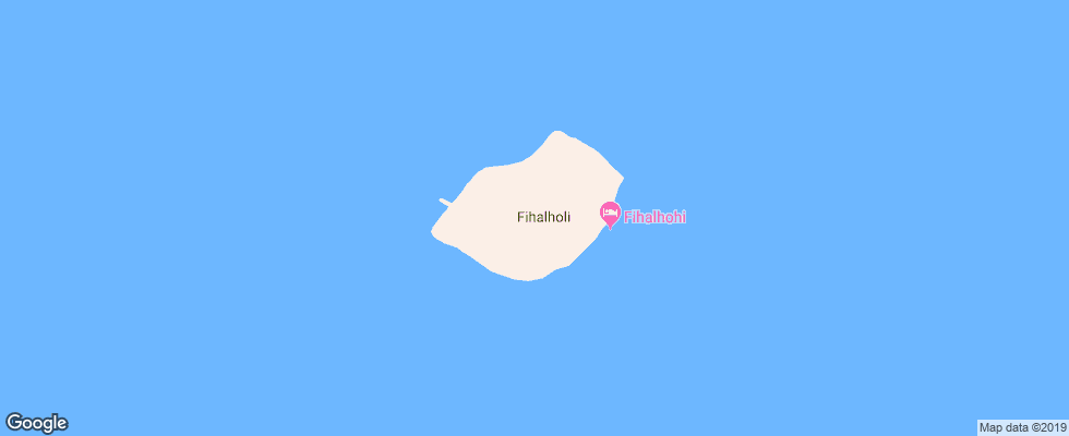 Отель Fihalhohi на карте Мальдив