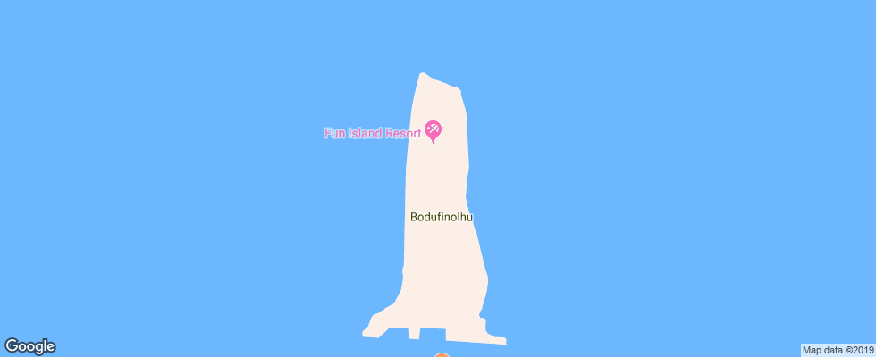 Отель Fun Island Resort на карте Мальдив