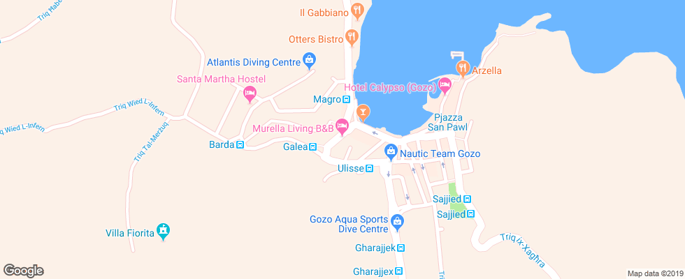 Отель Murella Living на карте Мальты