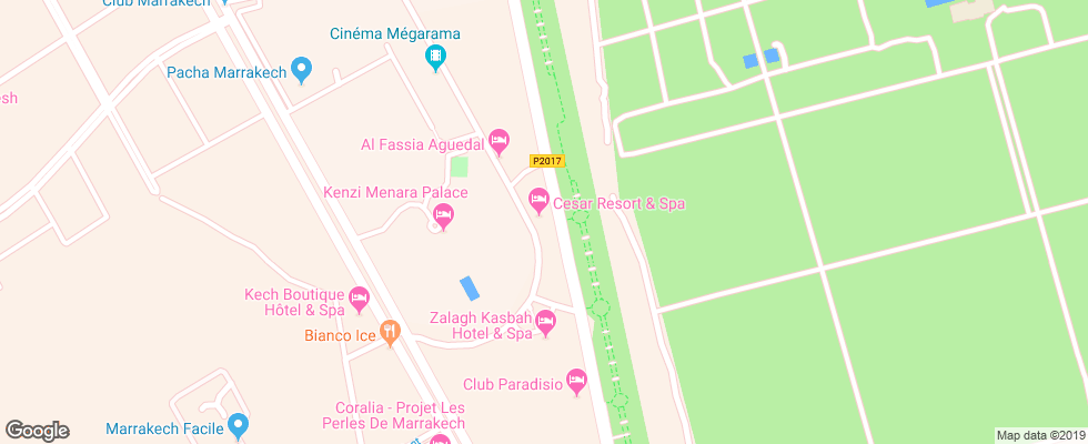Отель Cesar Resort & Spa на карте Марокко
