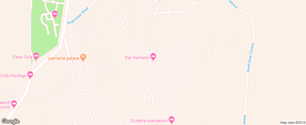 Отель Dar Ayniwen на карте Марокко
