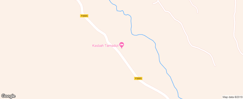 Отель Kasbah Tamadot на карте Марокко