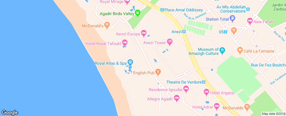Отель Royal Atlas на карте Марокко