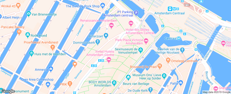 Отель Avenue на карте Нидерланд