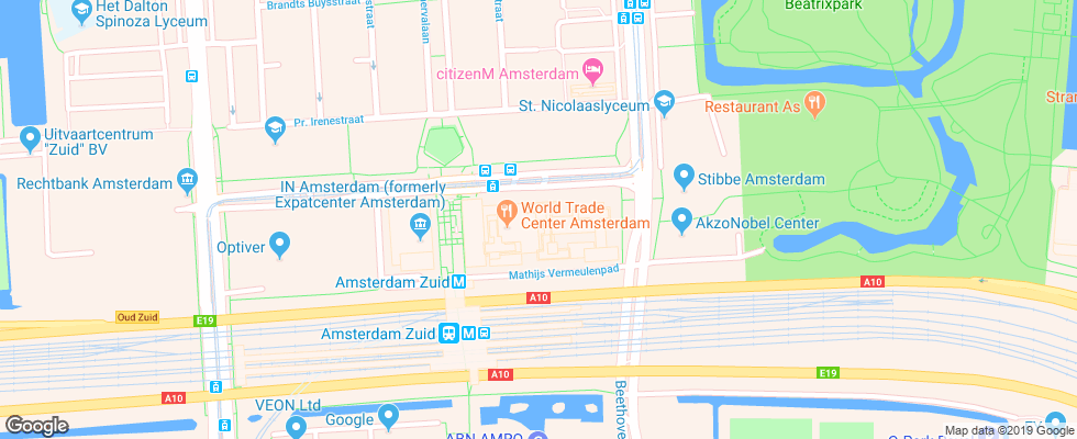 Отель Qbic Hotel Wtc на карте Нидерланд