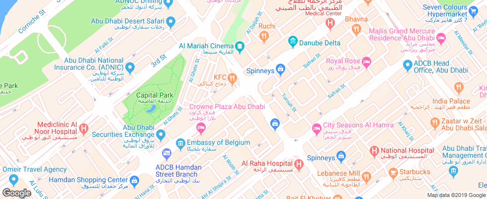 Отель Al Maha Arjaan на карте ОАЭ