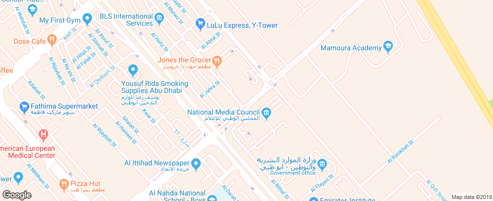 Отель Executive Suites By Mourouj на карте ОАЭ