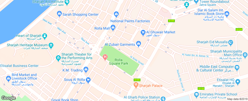 Отель Jormand Hotel Apartments Sharjah Apartments на карте ОАЭ
