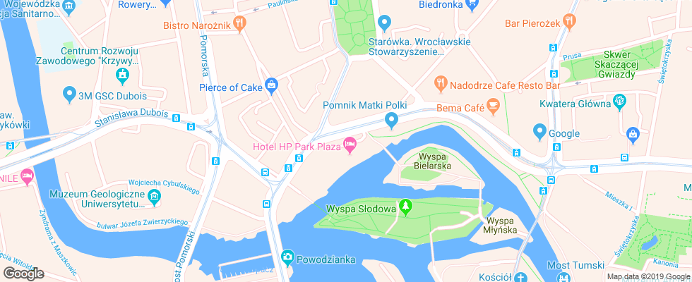 Отель Hp Park Plaza на карте Польши