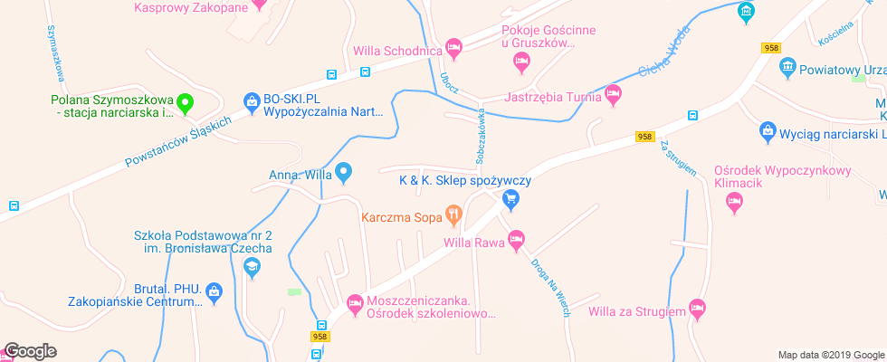 Отель Residence Bambi Boutique на карте Польши