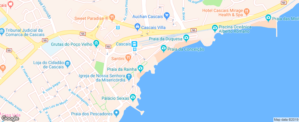 Отель Albatroz на карте Португалии