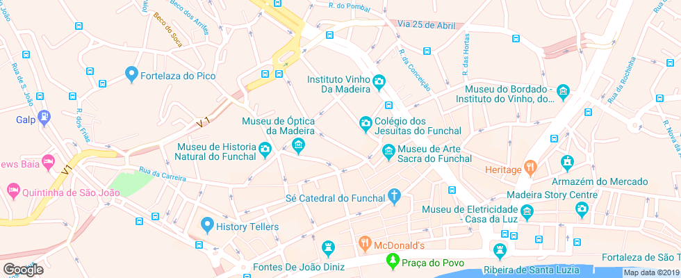 Отель Albergaria Catedral на карте Португалии