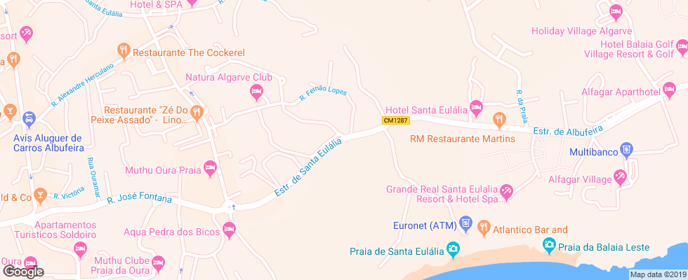 Отель Alfagar Ii на карте Португалии