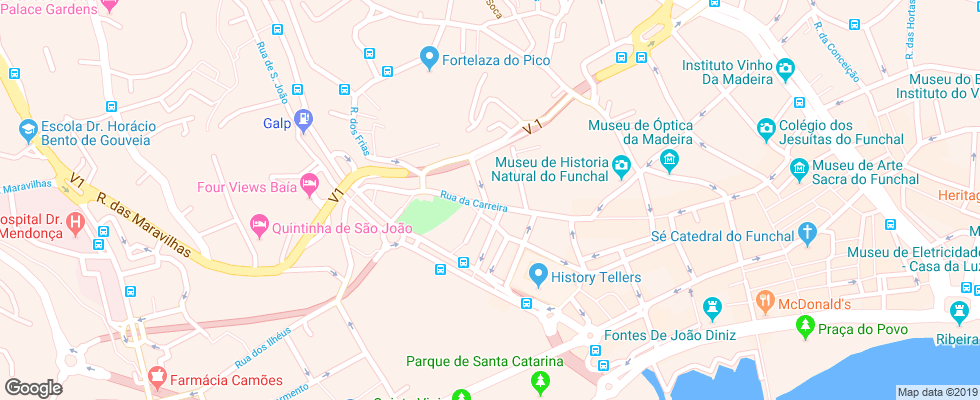 Отель Apartmentos Sao Paulo & Alegria на карте Португалии