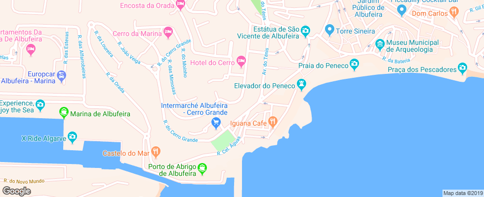 Отель Boa Vista на карте Португалии