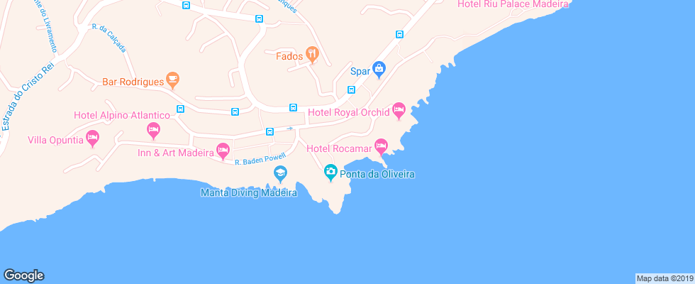 Отель Cais Da Oliveira на карте Португалии