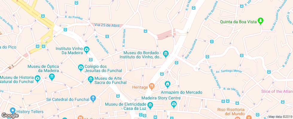 Отель Carmo на карте Португалии