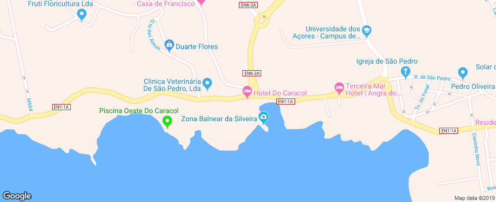 Отель Do Caracol на карте Португалии